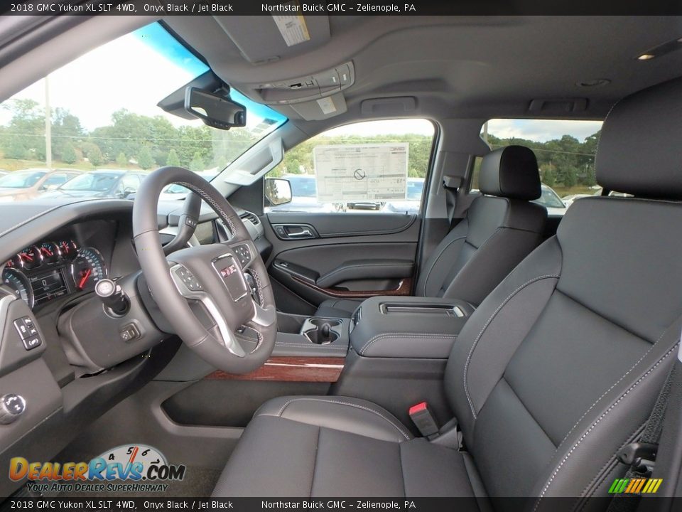 Jet Black Interior - 2018 GMC Yukon XL SLT 4WD Photo #10