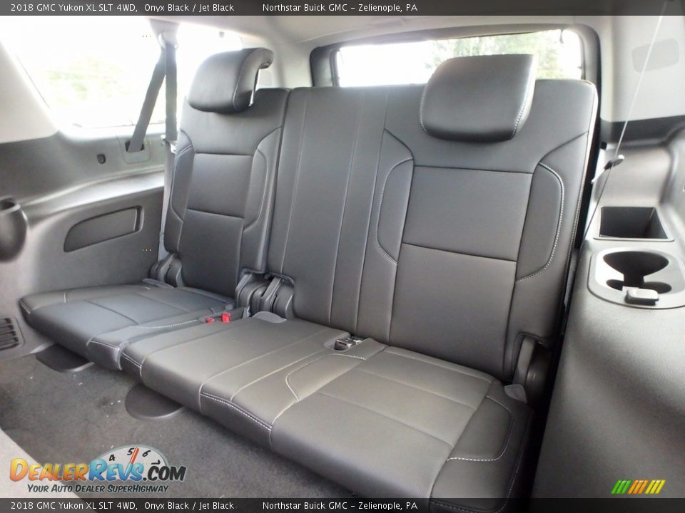 Rear Seat of 2018 GMC Yukon XL SLT 4WD Photo #12