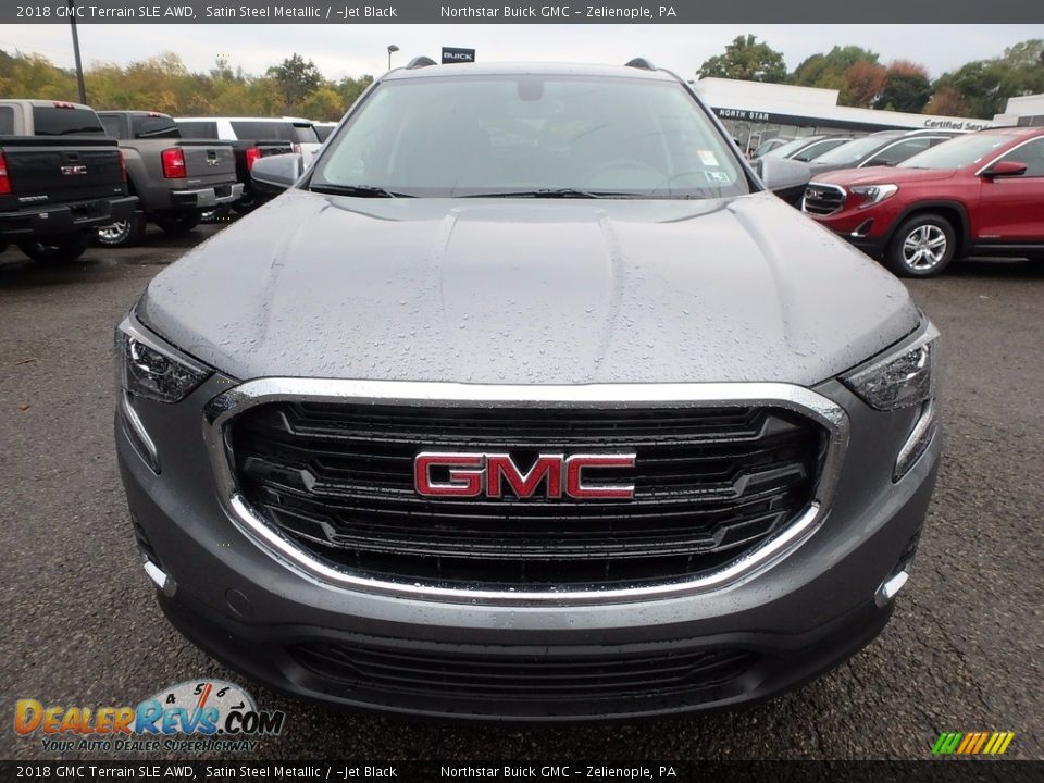 2018 GMC Terrain SLE AWD Satin Steel Metallic / ­Jet Black Photo #2