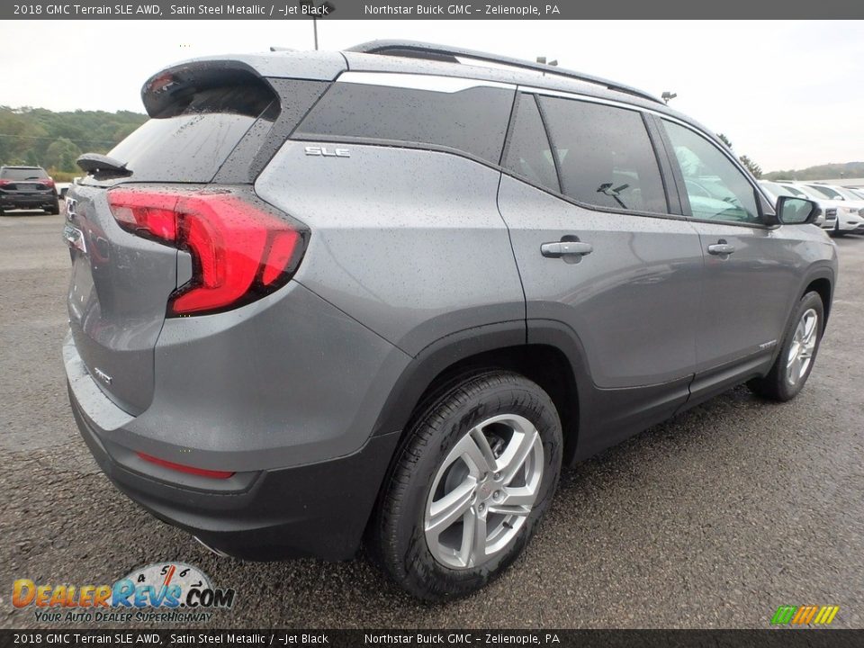 2018 GMC Terrain SLE AWD Satin Steel Metallic / ­Jet Black Photo #5