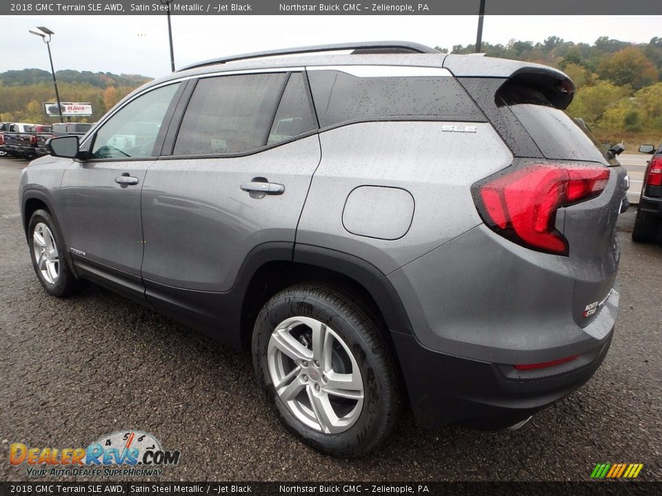 2018 GMC Terrain SLE AWD Satin Steel Metallic / ­Jet Black Photo #8