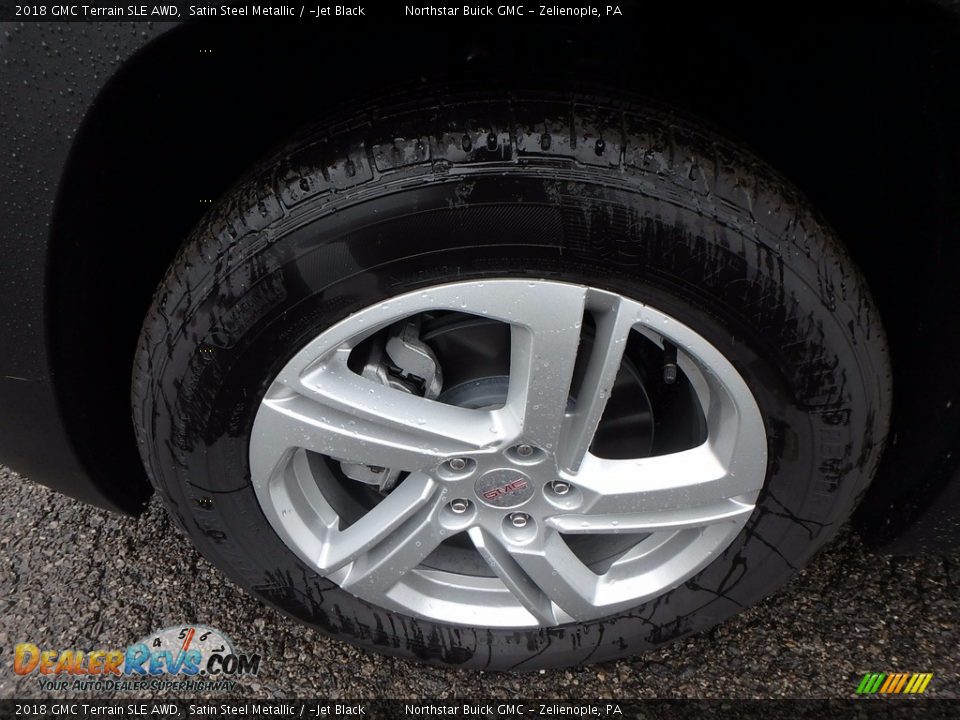 2018 GMC Terrain SLE AWD Satin Steel Metallic / ­Jet Black Photo #10