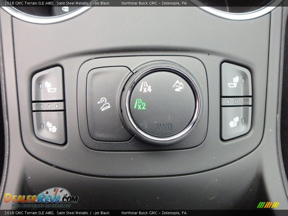 2018 GMC Terrain SLE AWD Satin Steel Metallic / ­Jet Black Photo #18