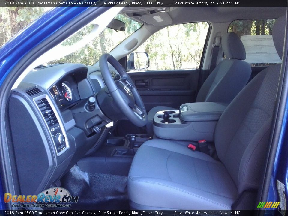 Front Seat of 2018 Ram 4500 Tradesman Crew Cab 4x4 Chassis Photo #20