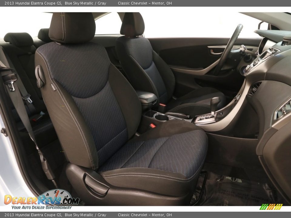 2013 Hyundai Elantra Coupe GS Blue Sky Metallic / Gray Photo #14