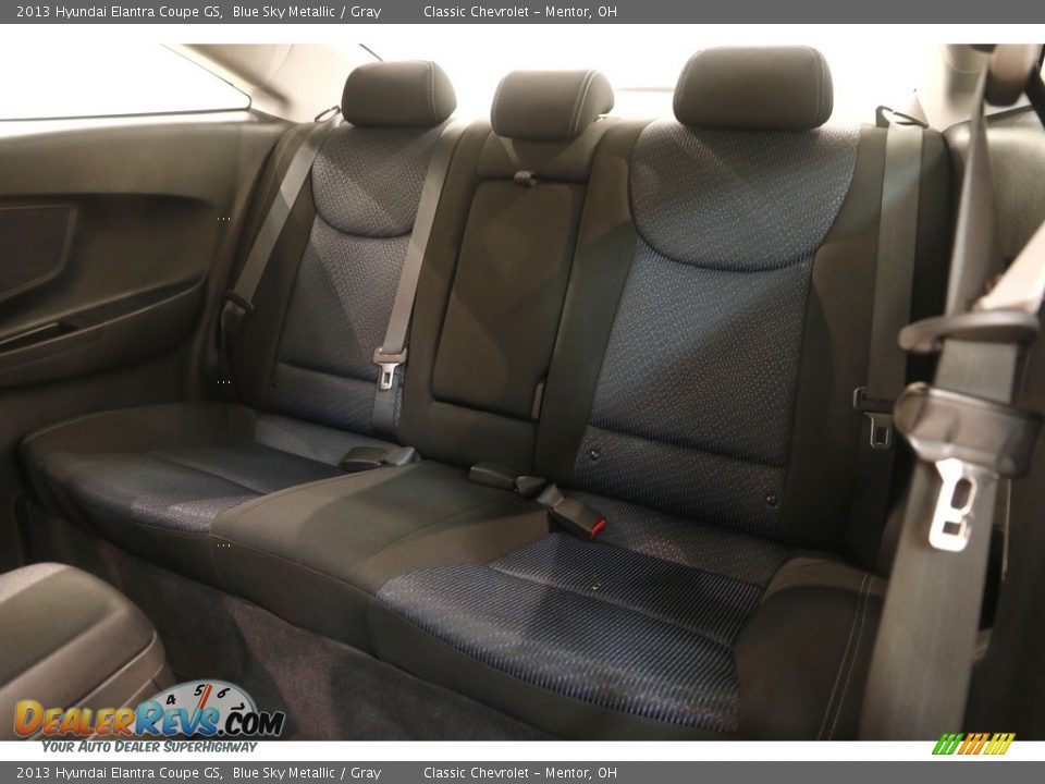 2013 Hyundai Elantra Coupe GS Blue Sky Metallic / Gray Photo #16