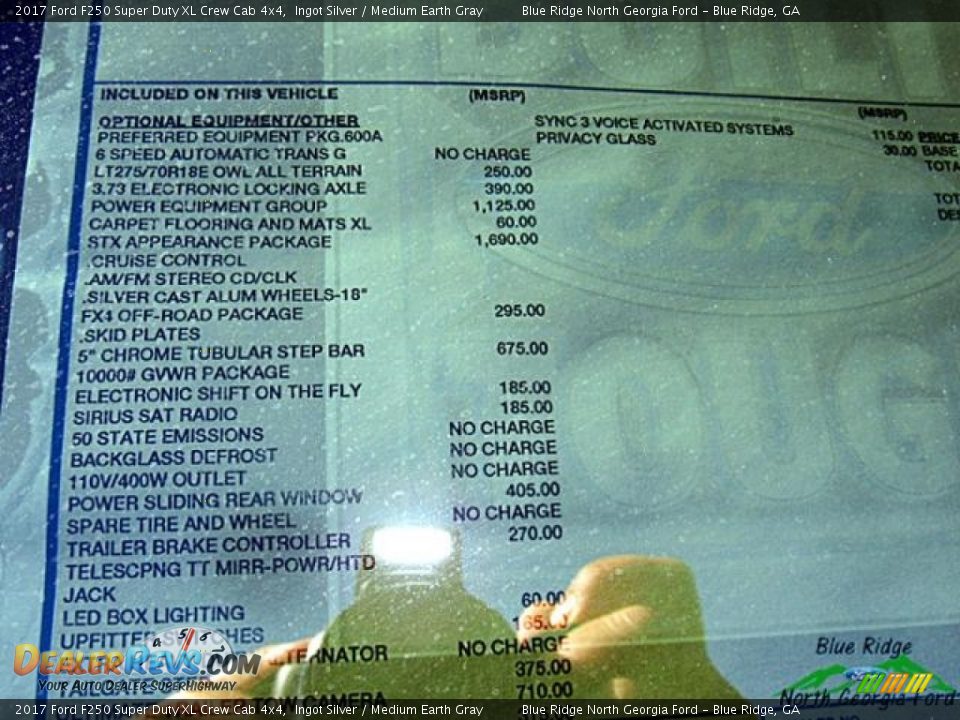 2017 Ford F250 Super Duty XL Crew Cab 4x4 Ingot Silver / Medium Earth Gray Photo #29