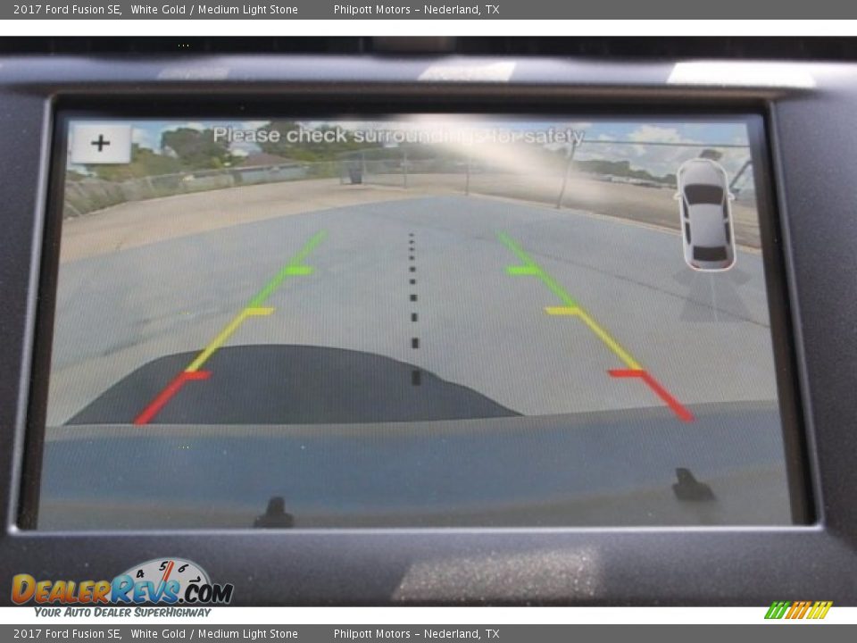 2017 Ford Fusion SE White Gold / Medium Light Stone Photo #13