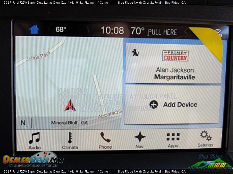 2017 Ford F250 Super Duty Lariat Crew Cab 4x4 White Platinum / Camel Photo #20