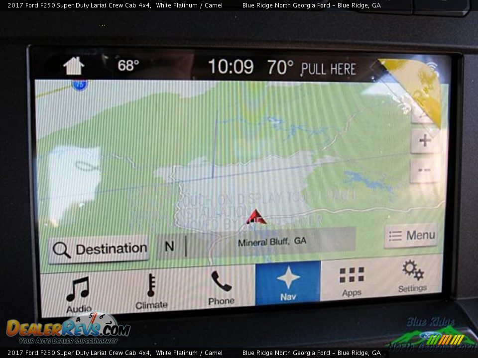 2017 Ford F250 Super Duty Lariat Crew Cab 4x4 White Platinum / Camel Photo #28