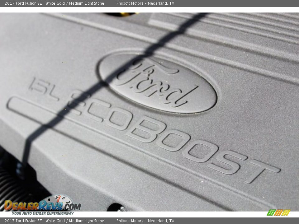 2017 Ford Fusion SE White Gold / Medium Light Stone Photo #27