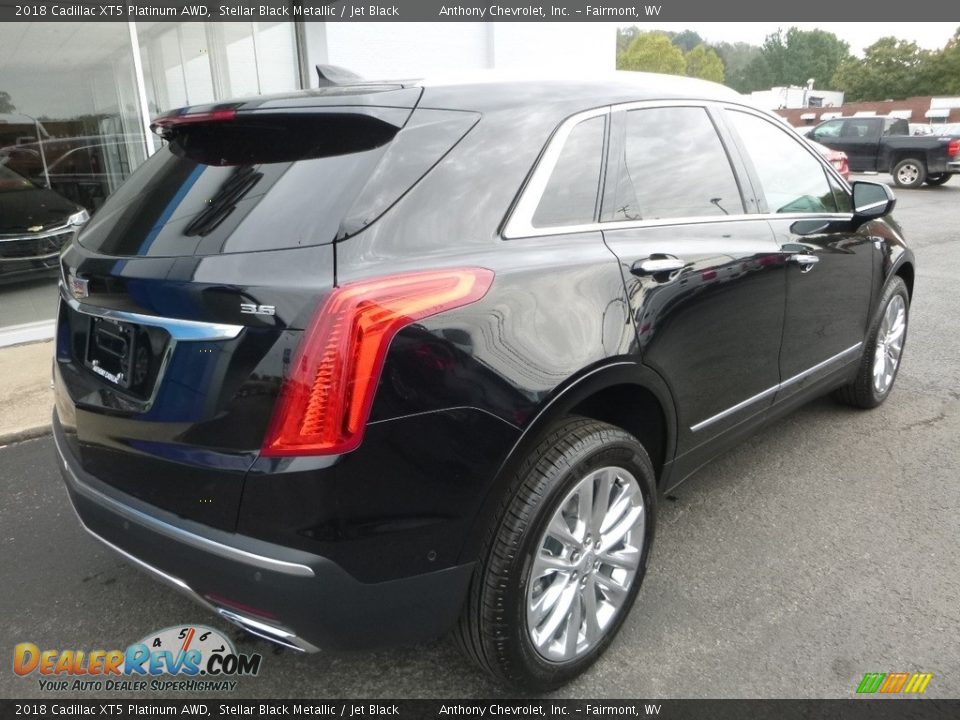 2018 Cadillac XT5 Platinum AWD Stellar Black Metallic / Jet Black Photo #4