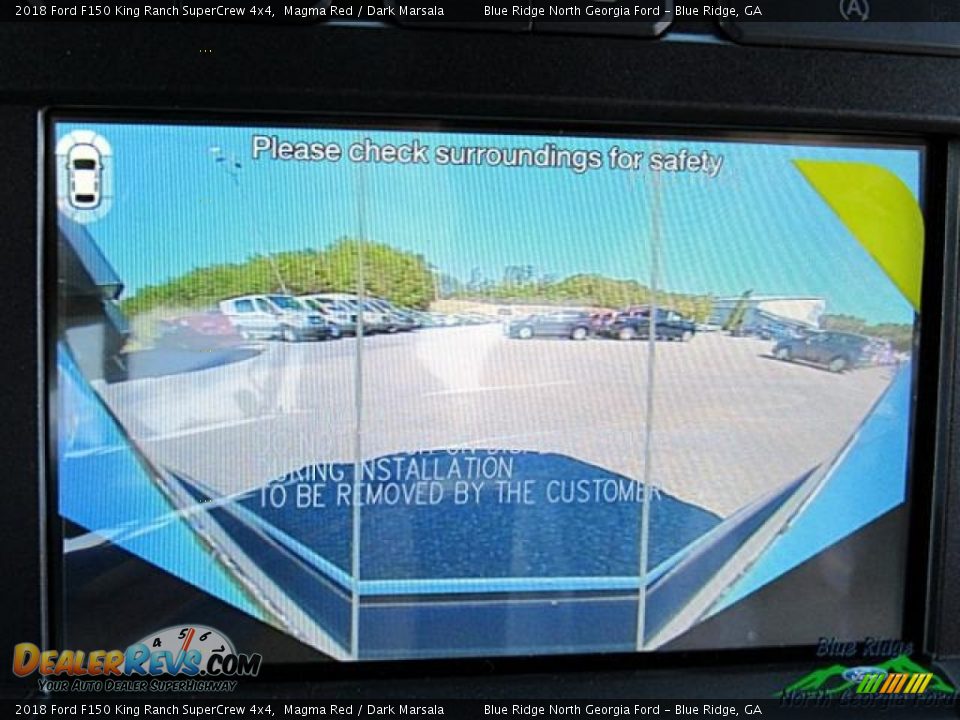 2018 Ford F150 King Ranch SuperCrew 4x4 Magma Red / Dark Marsala Photo #21