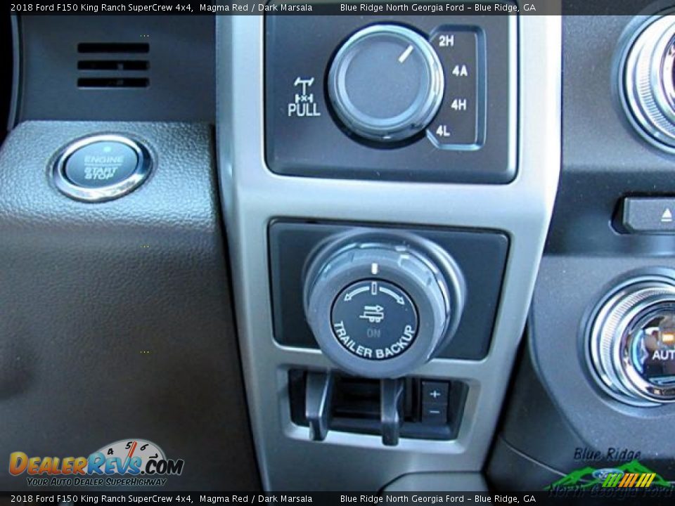 2018 Ford F150 King Ranch SuperCrew 4x4 Magma Red / Dark Marsala Photo #24