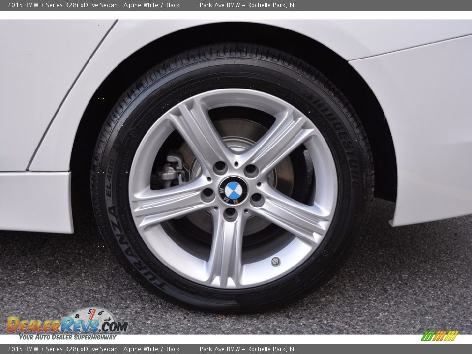 2015 BMW 3 Series 328i xDrive Sedan Alpine White / Black Photo #31