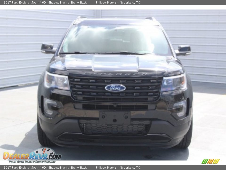 2017 Ford Explorer Sport 4WD Shadow Black / Ebony Black Photo #2