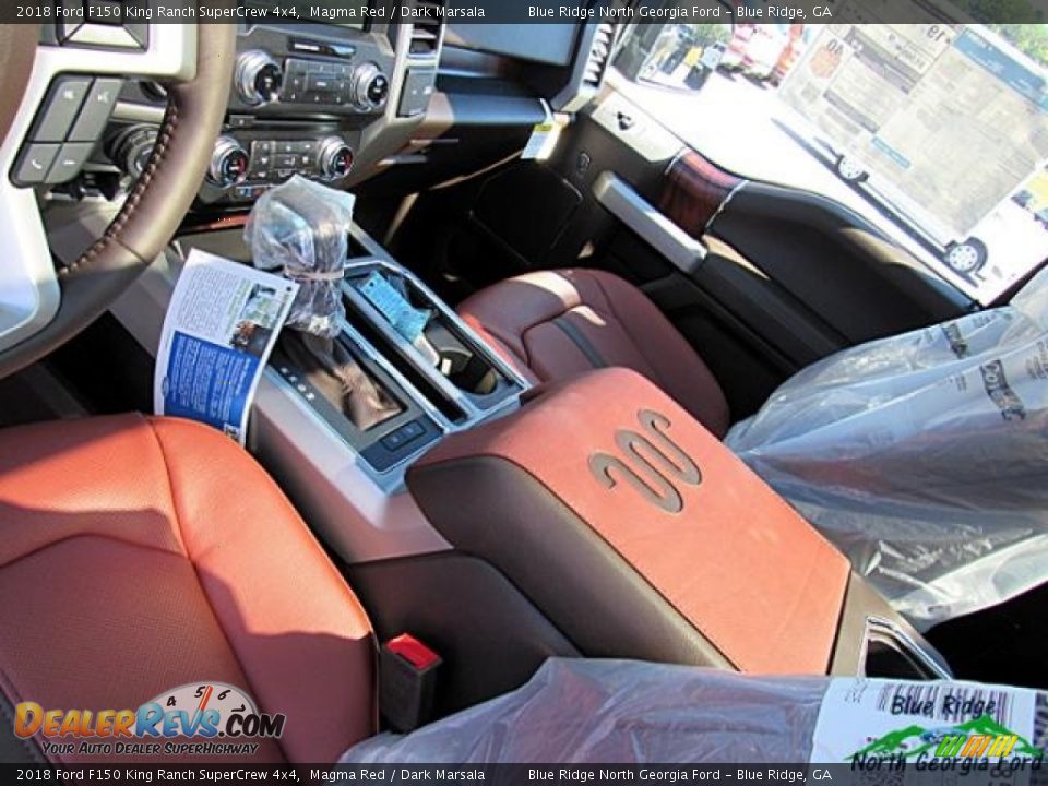 2018 Ford F150 King Ranch SuperCrew 4x4 Magma Red / Dark Marsala Photo #29