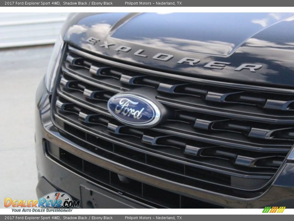 2017 Ford Explorer Sport 4WD Shadow Black / Ebony Black Photo #4