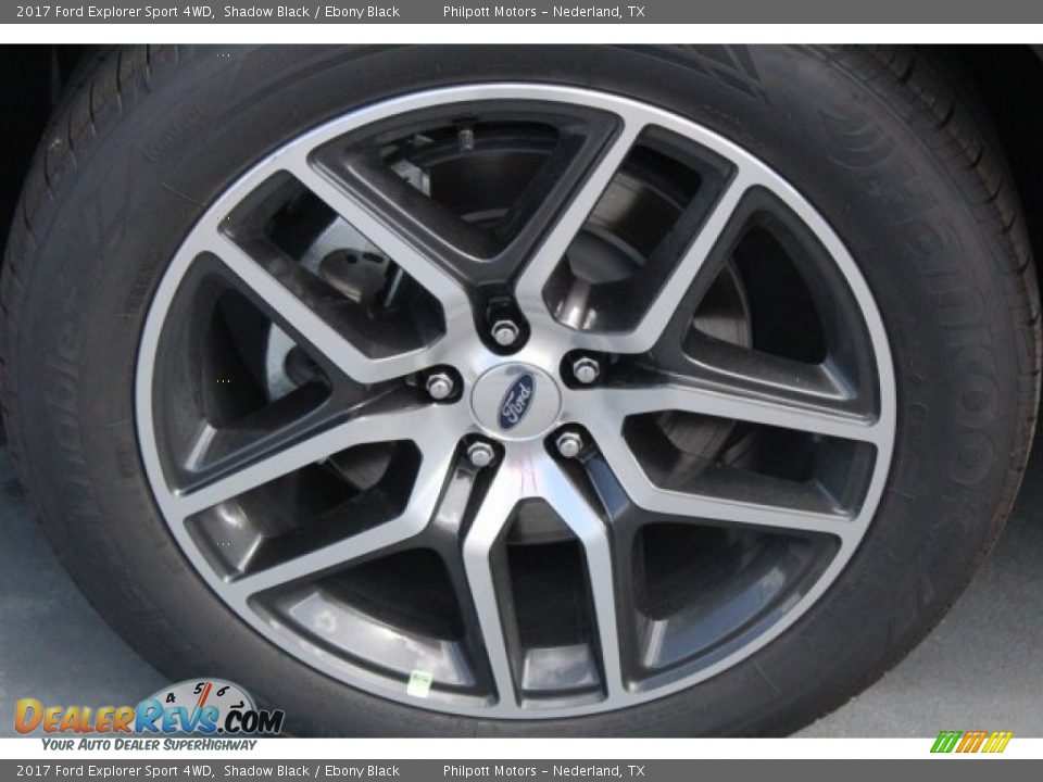 2017 Ford Explorer Sport 4WD Shadow Black / Ebony Black Photo #5