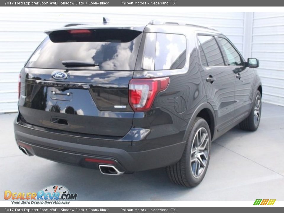 2017 Ford Explorer Sport 4WD Shadow Black / Ebony Black Photo #8