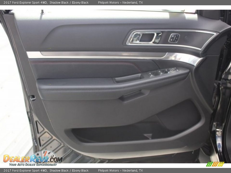 2017 Ford Explorer Sport 4WD Shadow Black / Ebony Black Photo #9