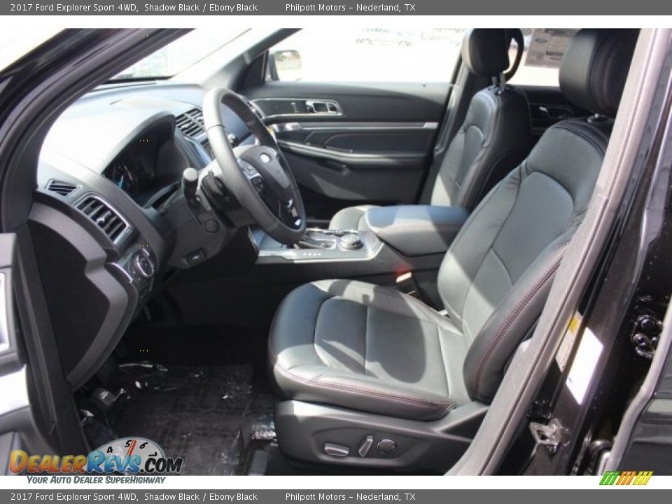 2017 Ford Explorer Sport 4WD Shadow Black / Ebony Black Photo #11