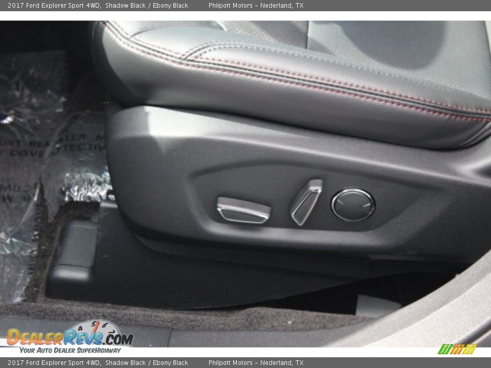 2017 Ford Explorer Sport 4WD Shadow Black / Ebony Black Photo #12