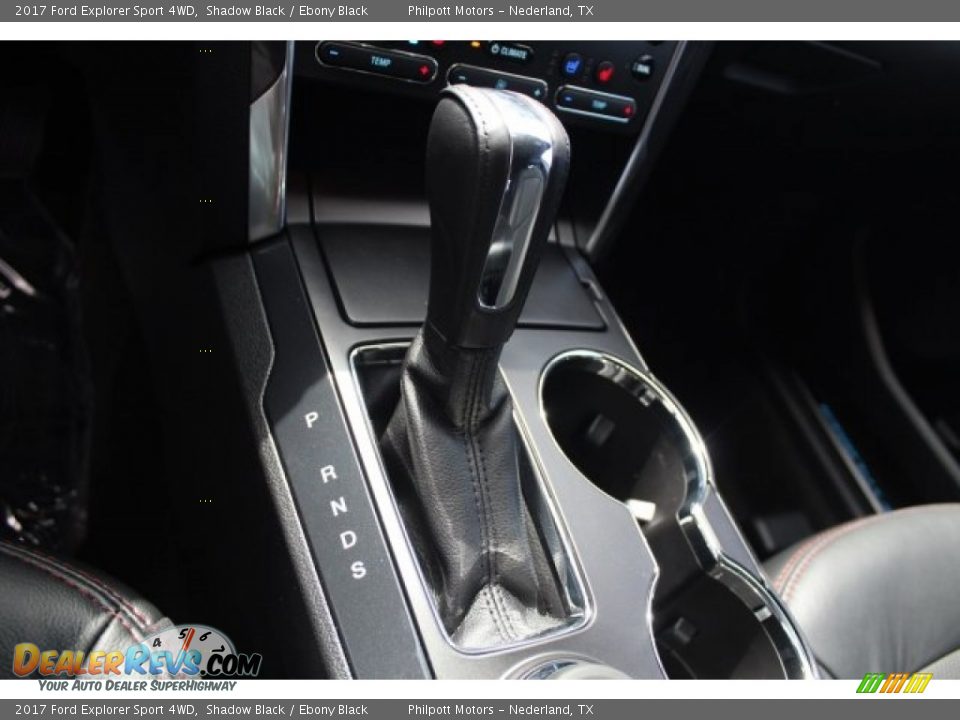 2017 Ford Explorer Sport 4WD Shadow Black / Ebony Black Photo #17