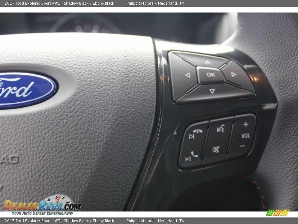 2017 Ford Explorer Sport 4WD Shadow Black / Ebony Black Photo #19