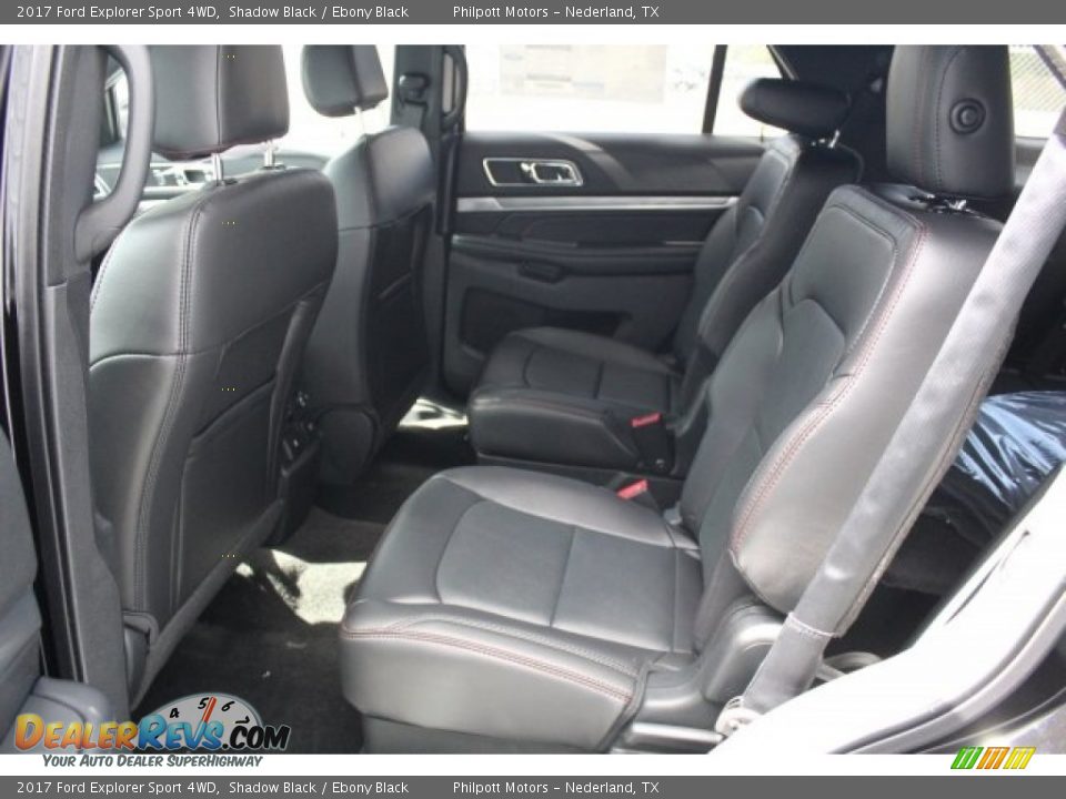 2017 Ford Explorer Sport 4WD Shadow Black / Ebony Black Photo #22