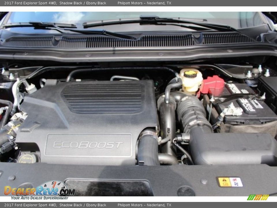 2017 Ford Explorer Sport 4WD Shadow Black / Ebony Black Photo #27