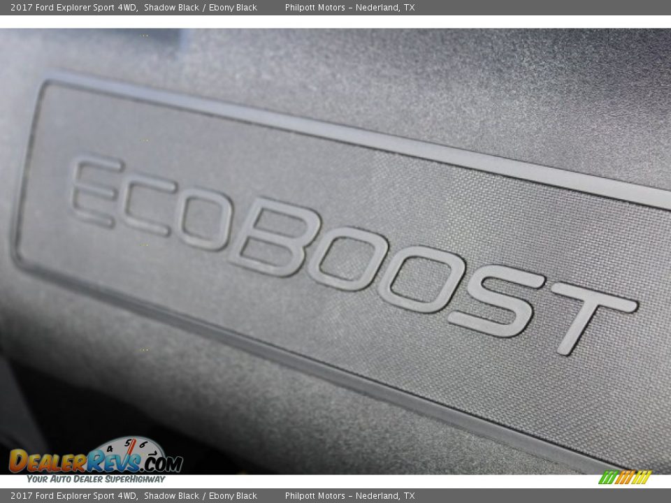 2017 Ford Explorer Sport 4WD Shadow Black / Ebony Black Photo #28