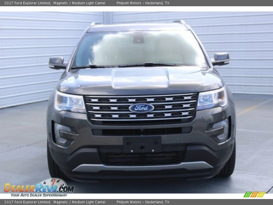 2017 Ford Explorer Limited Magnetic / Medium Light Camel Photo #2