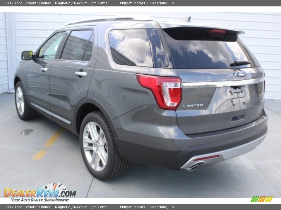 2017 Ford Explorer Limited Magnetic / Medium Light Camel Photo #6