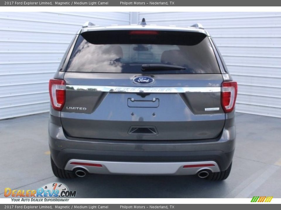 2017 Ford Explorer Limited Magnetic / Medium Light Camel Photo #7