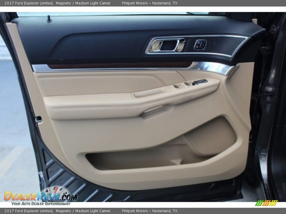 2017 Ford Explorer Limited Magnetic / Medium Light Camel Photo #9