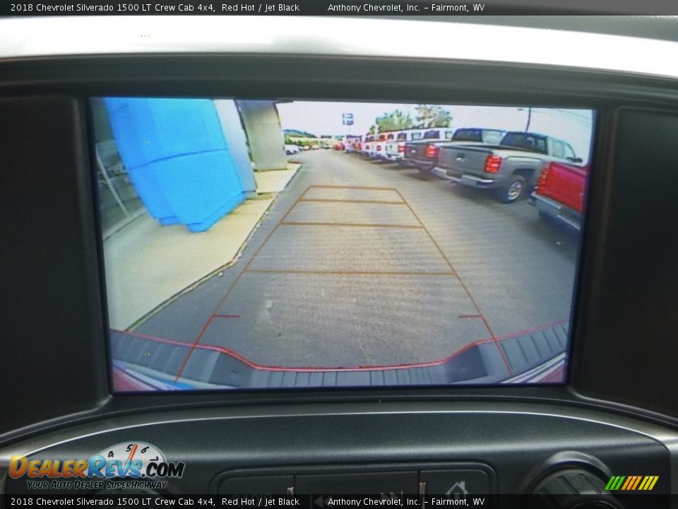 2018 Chevrolet Silverado 1500 LT Crew Cab 4x4 Red Hot / Jet Black Photo #17