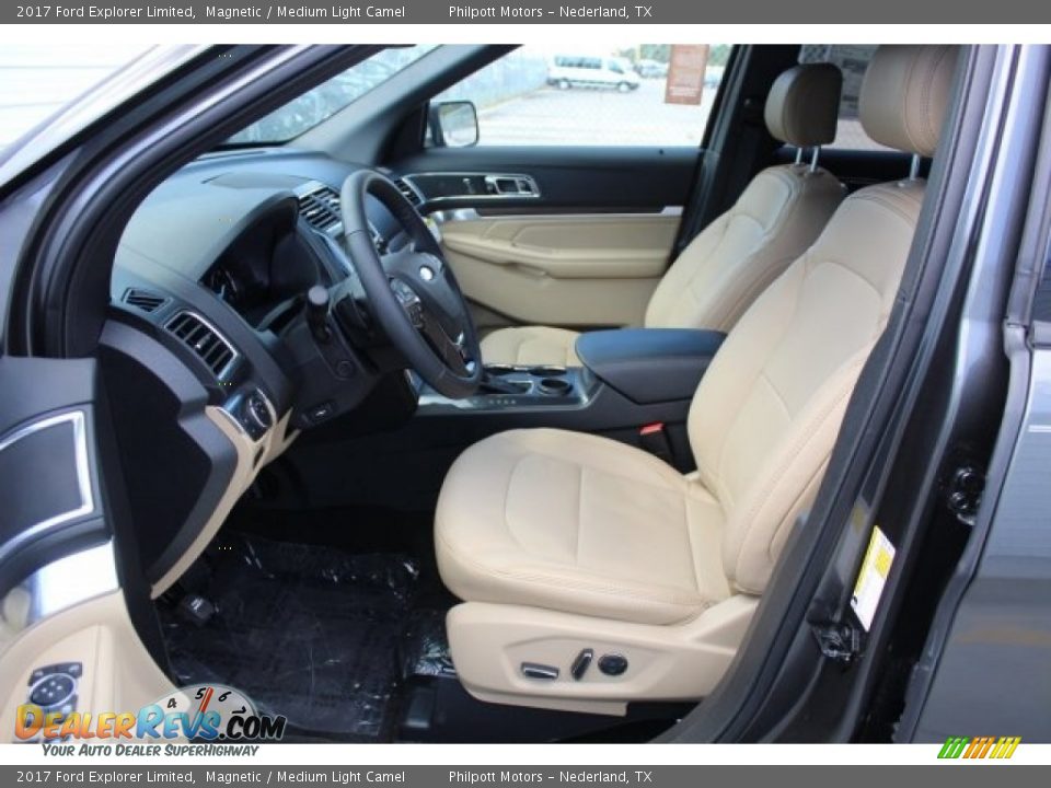 2017 Ford Explorer Limited Magnetic / Medium Light Camel Photo #11