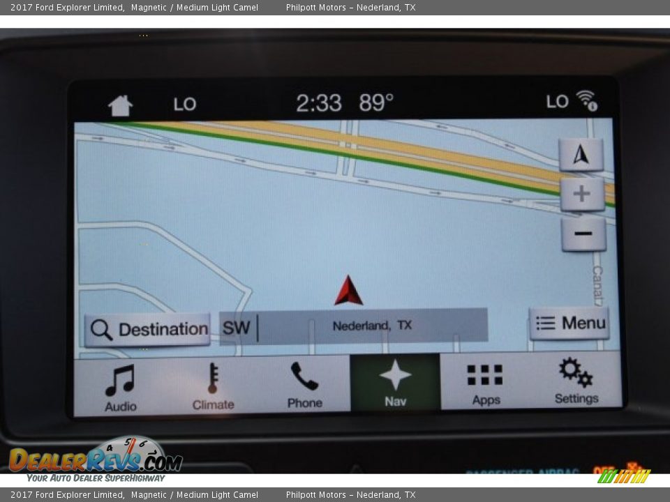 2017 Ford Explorer Limited Magnetic / Medium Light Camel Photo #14