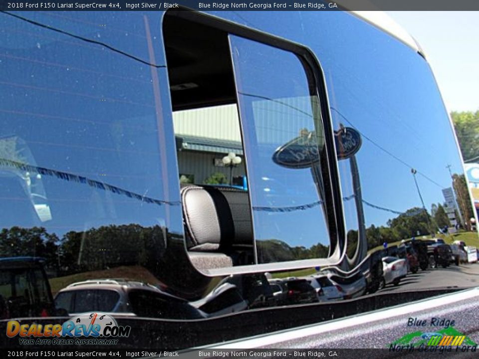 2018 Ford F150 Lariat SuperCrew 4x4 Ingot Silver / Black Photo #26