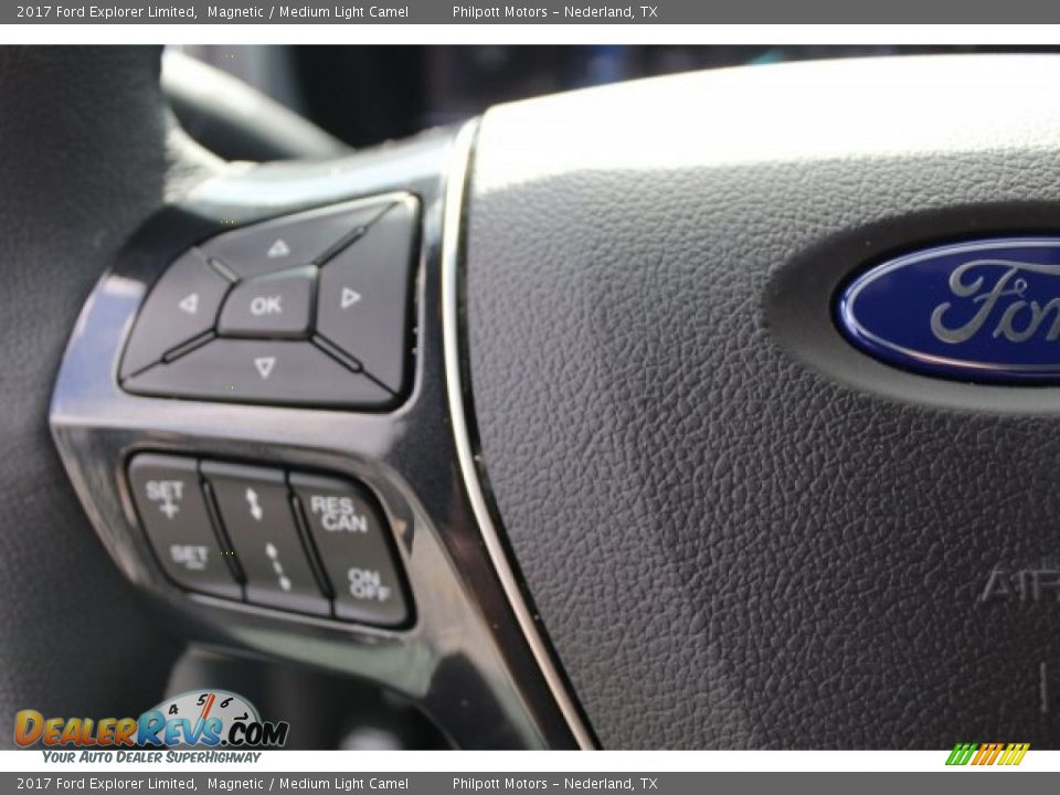 2017 Ford Explorer Limited Magnetic / Medium Light Camel Photo #18