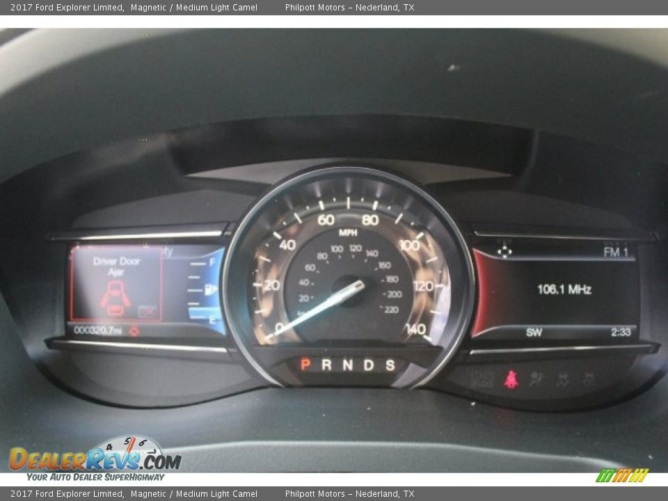 2017 Ford Explorer Limited Magnetic / Medium Light Camel Photo #20