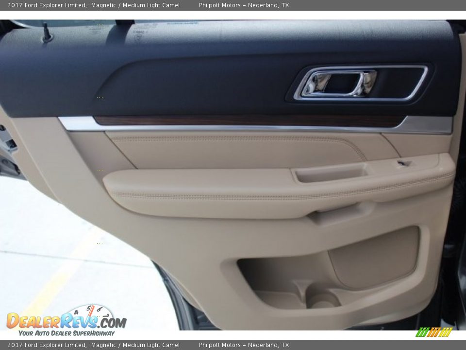 2017 Ford Explorer Limited Magnetic / Medium Light Camel Photo #21