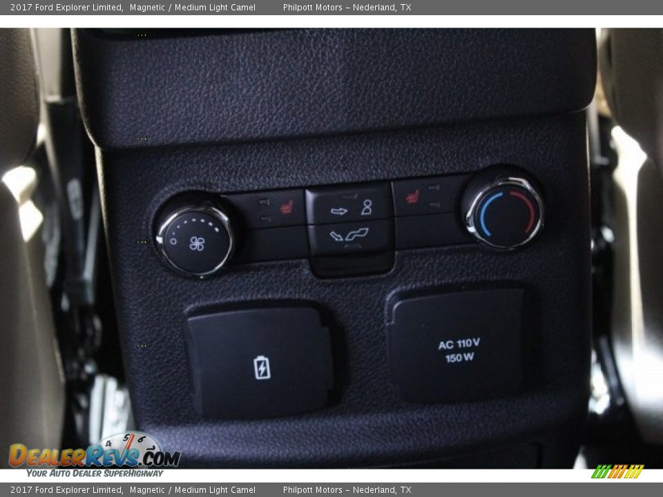 2017 Ford Explorer Limited Magnetic / Medium Light Camel Photo #24