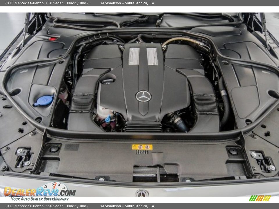 2018 Mercedes-Benz S 450 Sedan 3.0 Liter biturbo DOHC 24-Valve VVT V6 Engine Photo #8