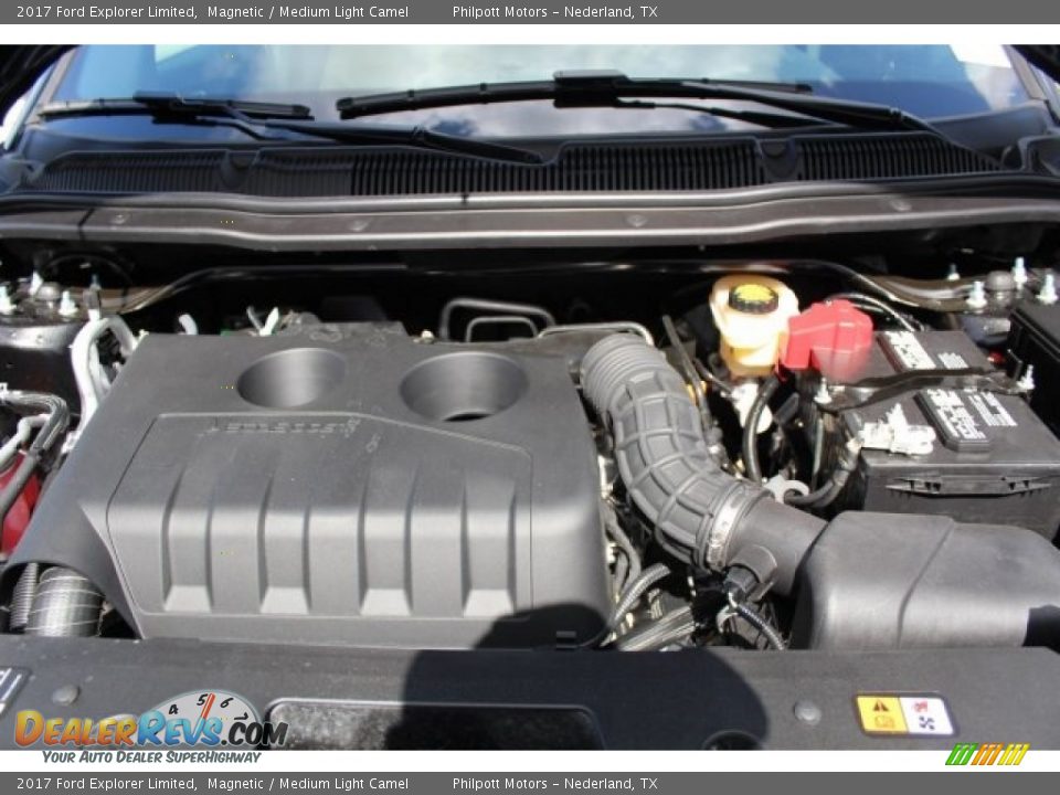 2017 Ford Explorer Limited Magnetic / Medium Light Camel Photo #29
