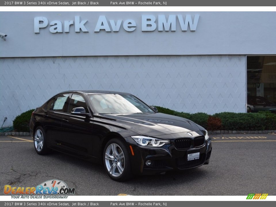 2017 BMW 3 Series 340i xDrive Sedan Jet Black / Black Photo #1