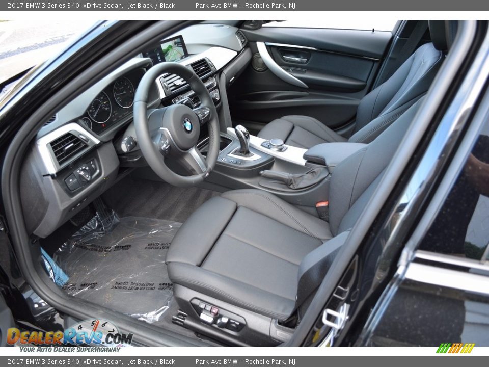 2017 BMW 3 Series 340i xDrive Sedan Jet Black / Black Photo #10