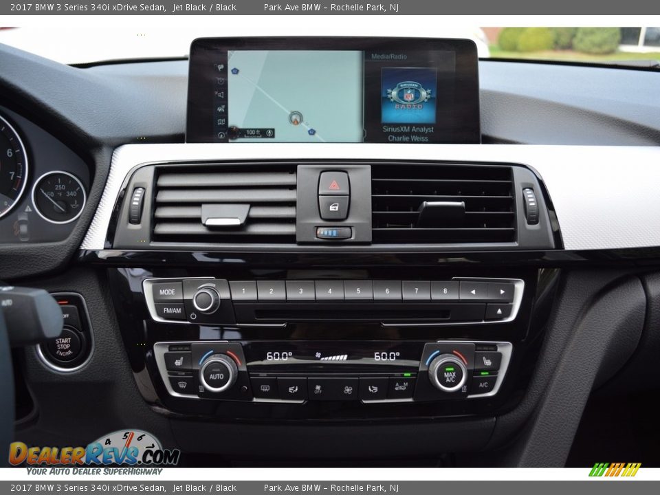 2017 BMW 3 Series 340i xDrive Sedan Jet Black / Black Photo #16
