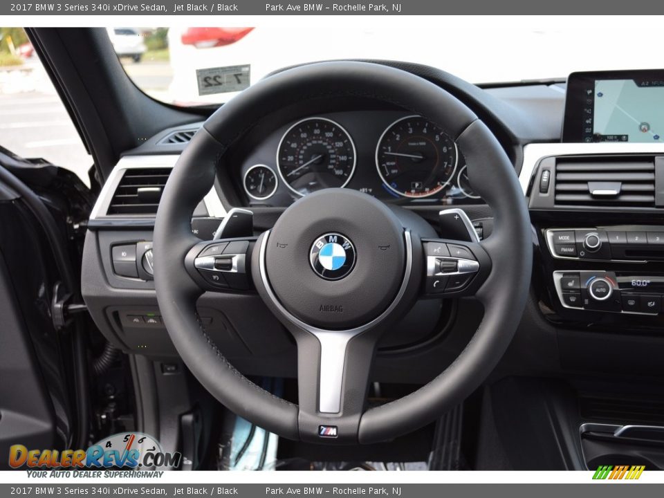 2017 BMW 3 Series 340i xDrive Sedan Jet Black / Black Photo #18
